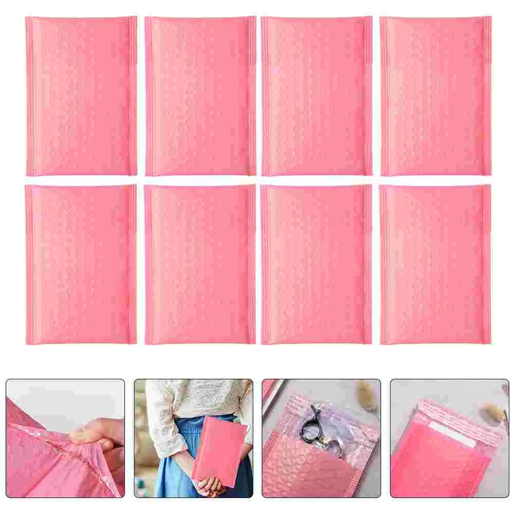 

100 Pcs Bubble Bag Sealed Envelopes Adhesive or Pink Packaging for Small Business