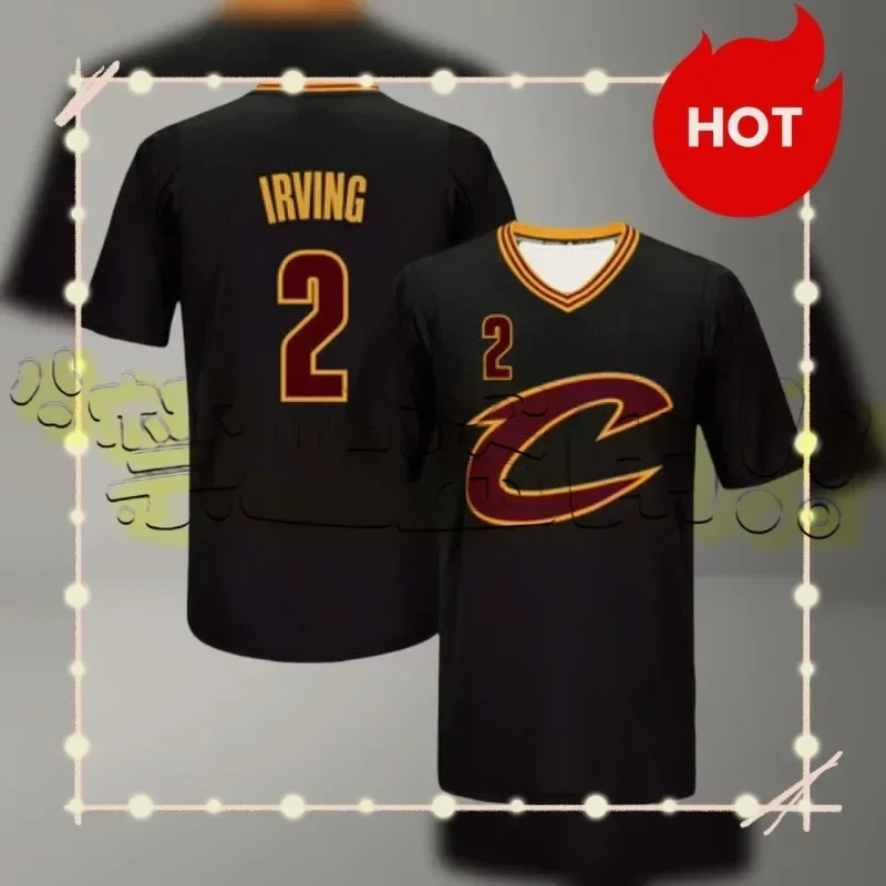 Latest Popular Basketball Series James Cavaliers Fan Edition 2 # 23 Shirt Trendy Men's Fashion Adult Children's Men's T-shirt