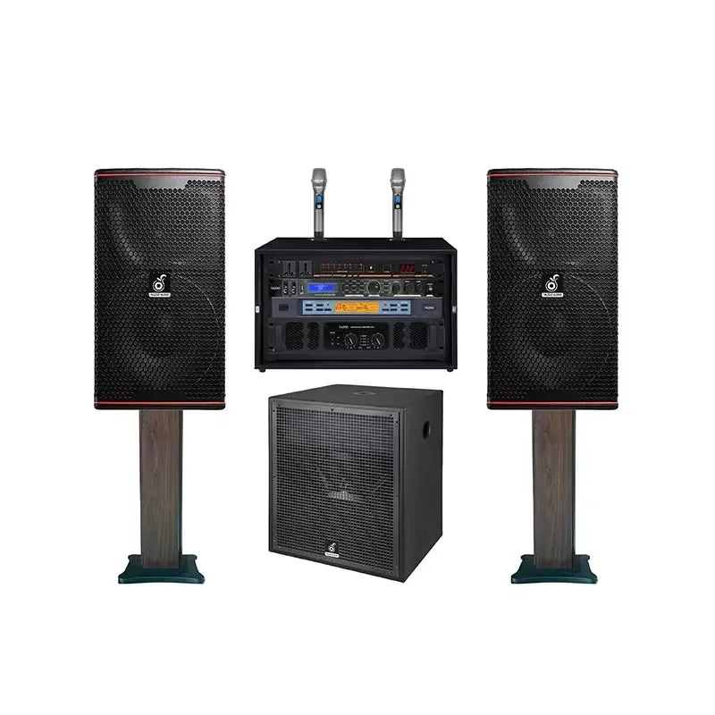 Subwoofer Sound Equipment OEM Passive 12inch Speaker Audio  with Active 15inch  Audio Machine Speakers Complete Set Soun