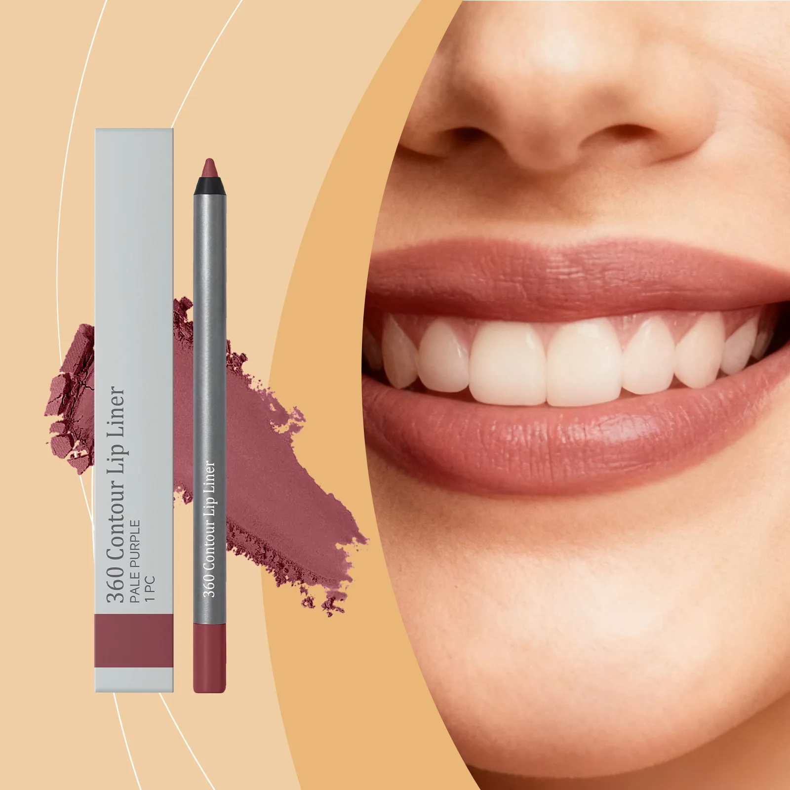 10 Colors Waterproof Lipliner Matte Lipliner Long-Lasting Smoothing Natural Pencil Natural Lasting Lipliner Lip Contour Cosmetic