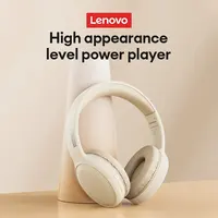 Choice Lenovo TH30 auriculares estéreo HiFi inalámbricos Bluetooth deporte con micrófono auriculares de música auriculares plegables para juegos de baja latencia
