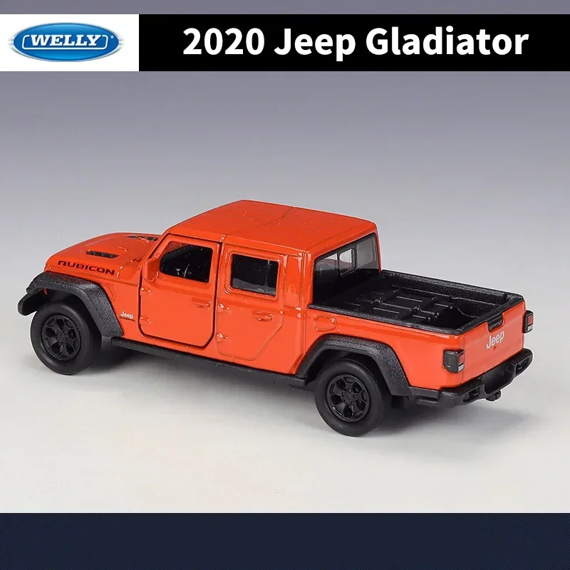 WELLY 1:36 2020 Jeep Gladiator Alloy Car Model Simulation Diecast Metal Toy Off-road Vehicles Car Model Collection Children Gift