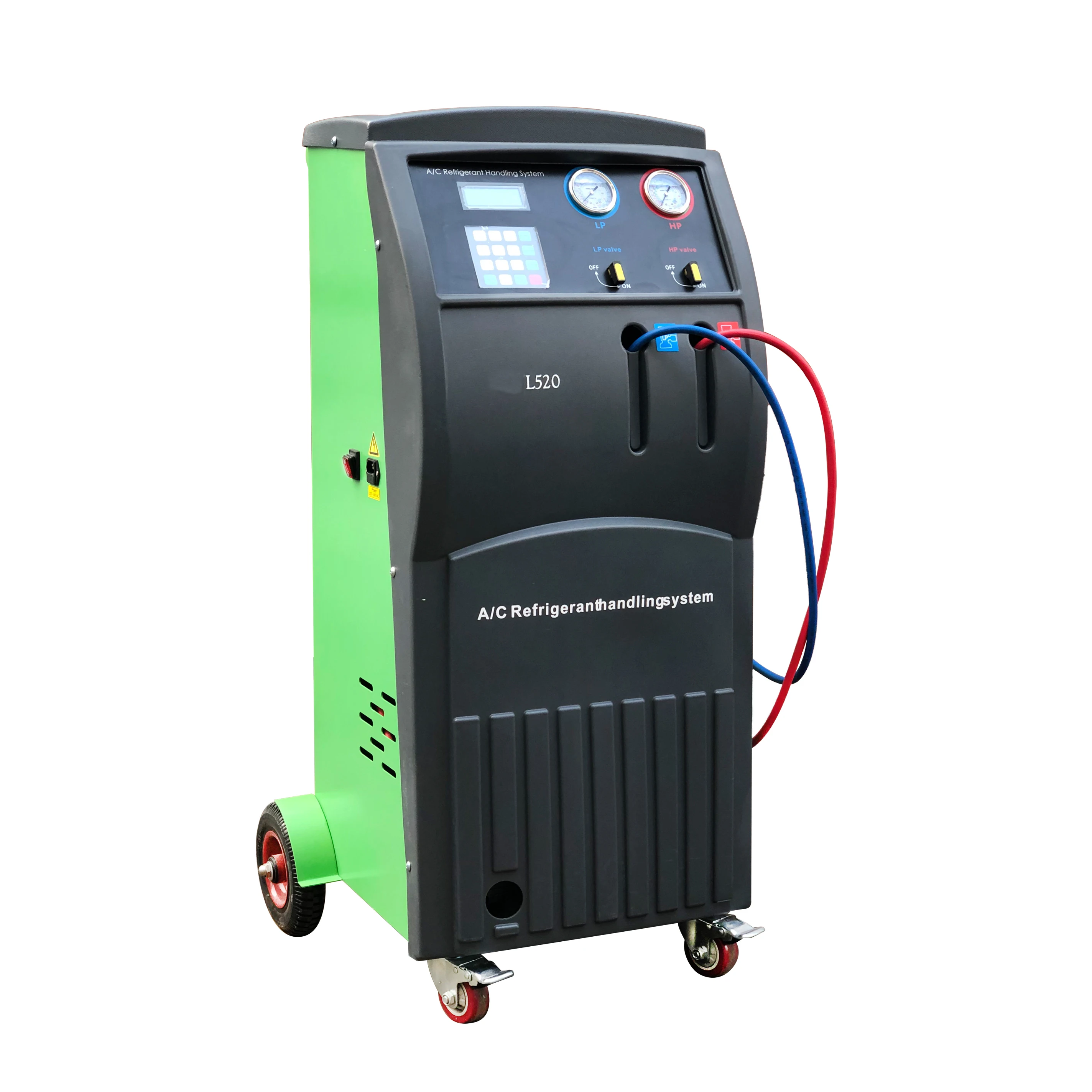 Refrigerant Gas Recovery Reclaim And Recharging Semi-auto Service Station Of A/C Diagnose Machine For All Cars