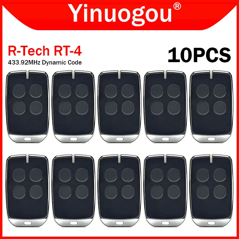 

R-Tech RT-4 Gate Remote Control 433MHz for Garage R-Tech SL600AC.M SL1000AC SL1000AC.M SL1500AC SL1500AC.M SL2000AC.M