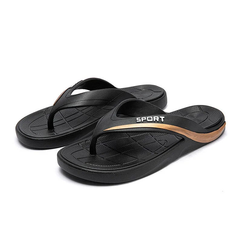 Flip-Flops Men Summer Fashion Outdoor Slippers New Anti-Skid Wear-Resistant Beach Sandals Walking Footwear Man