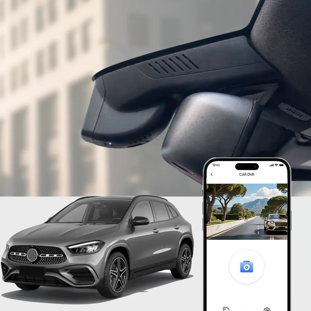 

4K HD WIFi Car DVR Dash Cam For Mercedes Benz GLA A Class GLA260-2014 to 2015 A180 CLA 260 DashCam Plug and Play APP Control