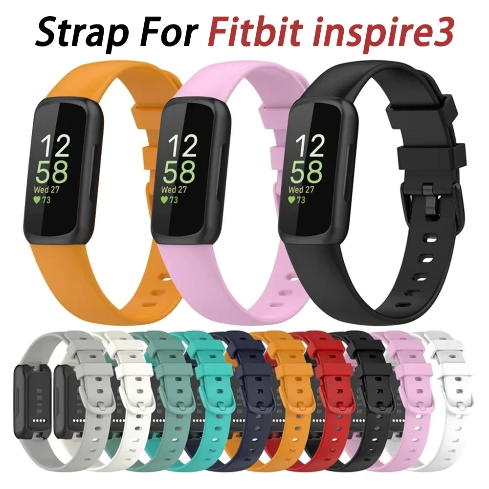 Soft Watch Band For Fitbit Inspire 3 Watchband For Fitbit Inspire 3 Smartwatch Wristband Fitness Bracelet Replacement Accessorie