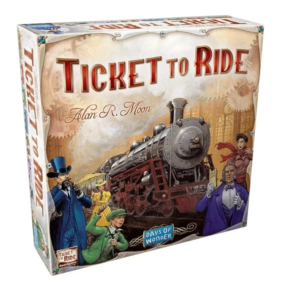 Us and Europe Edition Adventure  Ticket to Ride First Journey Train Adventure, divertido juego familiar para niños y adultos