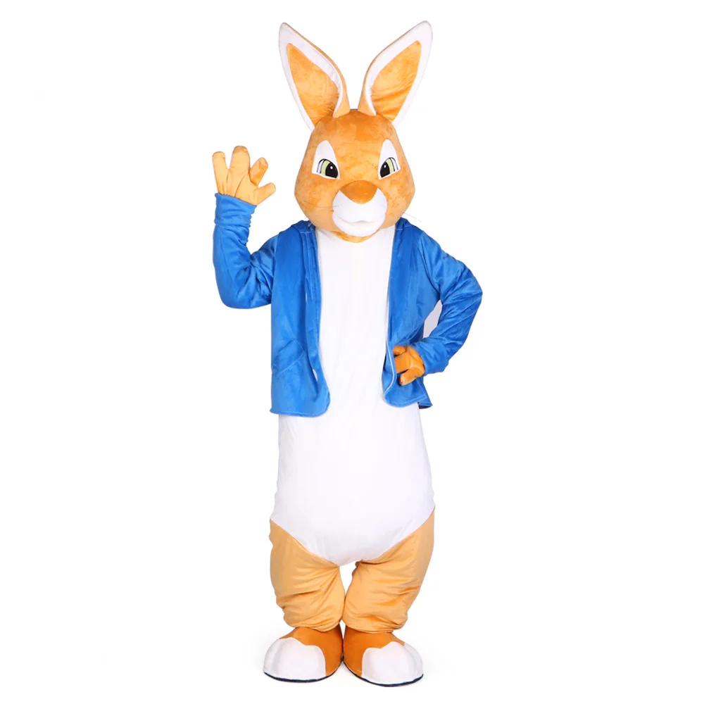 

Peter Rabbit Mascot Costumes Christmas Unisex Mascots Suit Fancy Dress for Adult full outfit Hallween Purim party