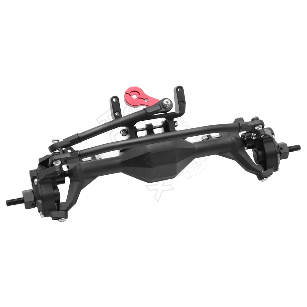 CNC-gefräste Aluminium-integrierte vordere hintere Portalachse eloxiert für 1/10 RC Crawler Car Axial SCX10 II RGT 86100 Redcat GEN8