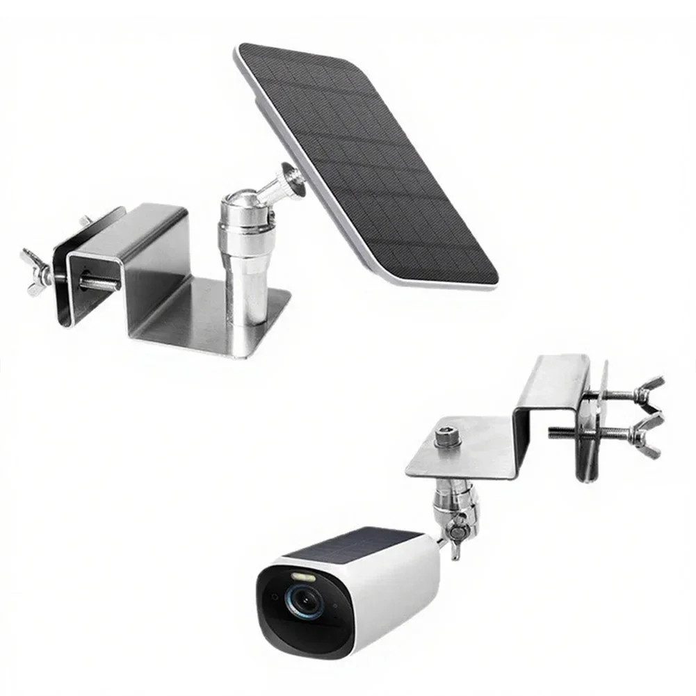Camera Mount Solar Panel Mount Outdoor Security Monitoring 1 4-Inch Screw Compatibility All-Weather Design For Arlo Pro 2