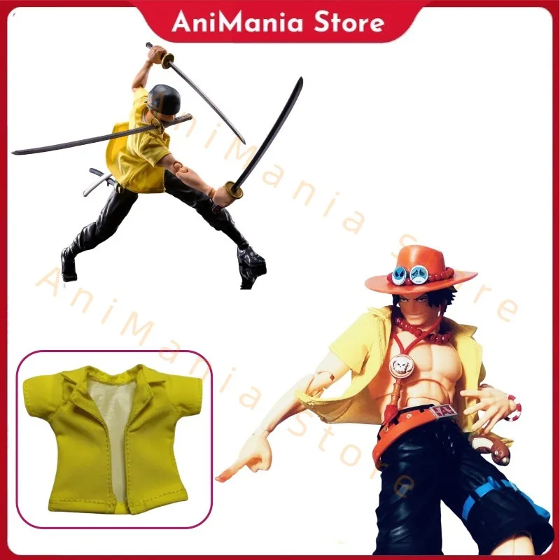En stock: ONE PIECE - Arco de Alabasta - Arco de la Isla del Pastel Completo - Roronoa Zoro - Traje de Portgas·D· Ace para figura de acción de anime SHF 1/12