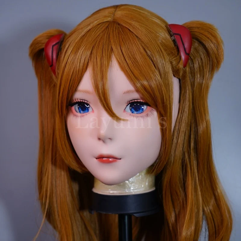 (NEW523) Female Resin Silica Dance Party Masks Halloween BJD Girl Doll Crossdresser Japan Kigurumi Anime Cosplay Mask