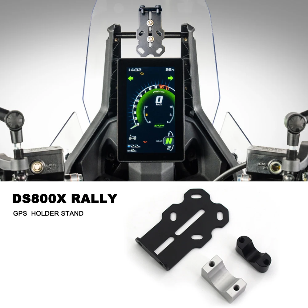 For Voge DS800 X 800DSX DSX800 DS800X Rally Motorcycle Accessories GPS  Holder Stand Navigation Stand from 12 to 25 mm in