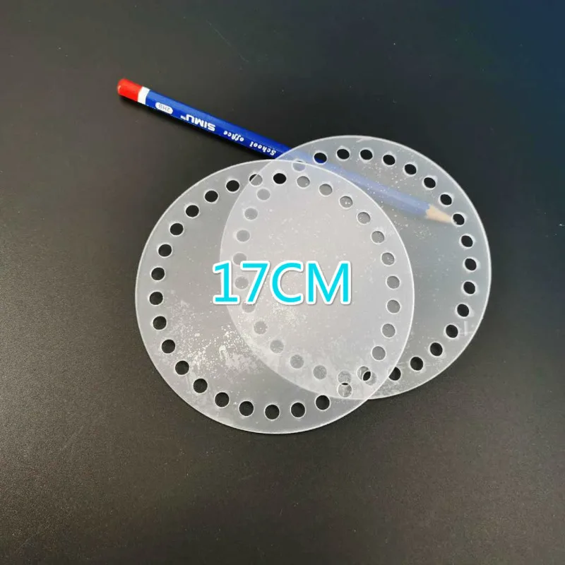 4 Stuks Ronde Transparant Acryl Board Gebreide Tas Accessoires Handgemaakte Diy Gehaakte Tas Materiaal Breien Bagn Base Shaper