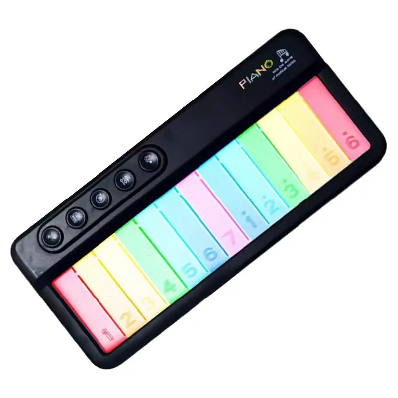 Keyboard Piano Toys Electronic Touch Screen Piano Toy Light Kids Keyboard Portable Musical Instruments Educational Interactive