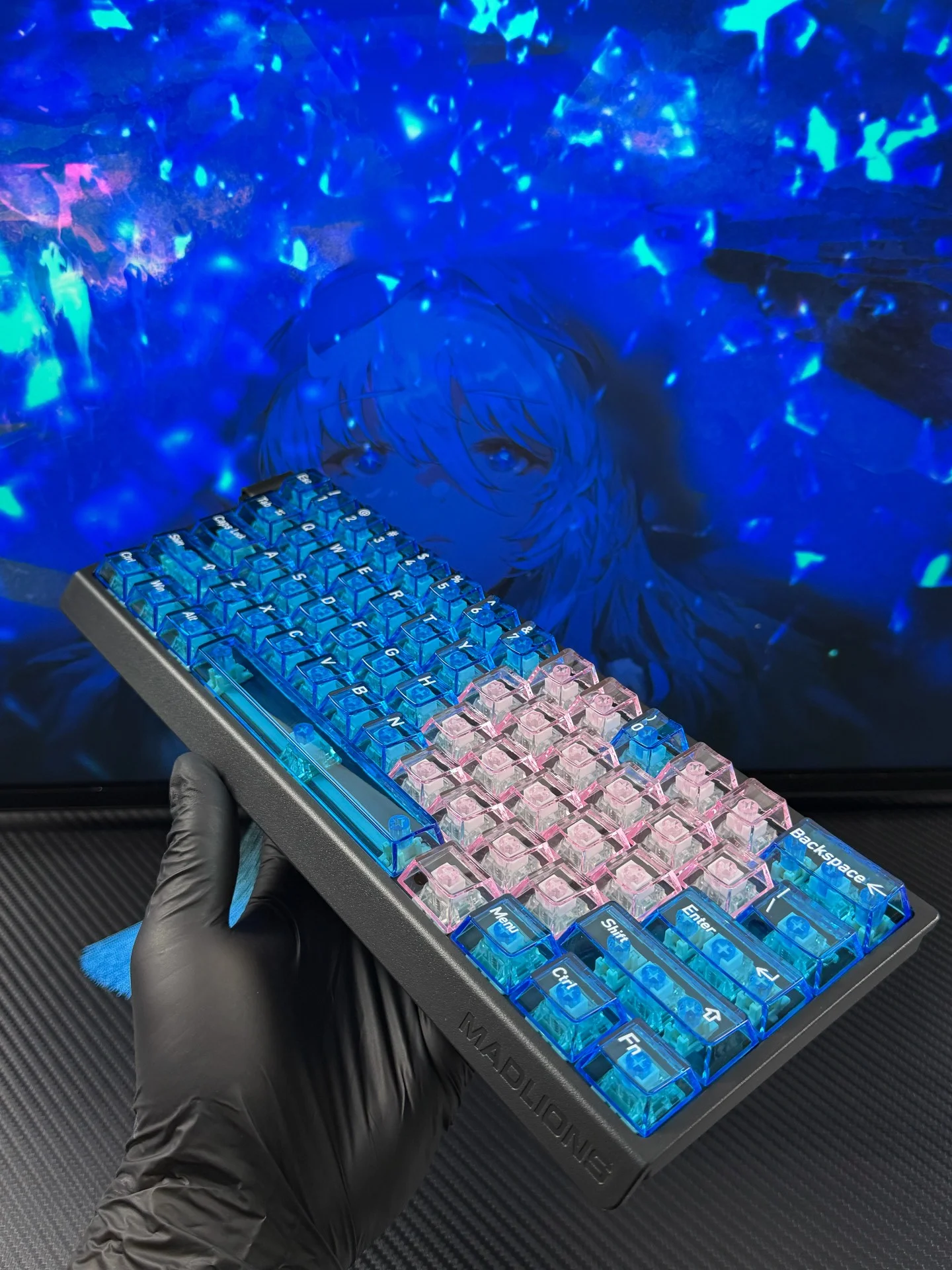 Custom Handmade Modified Brand New Wired HE Keyboard, Premium Custom Magnetic Axis Kit with RGB Lighting Gift