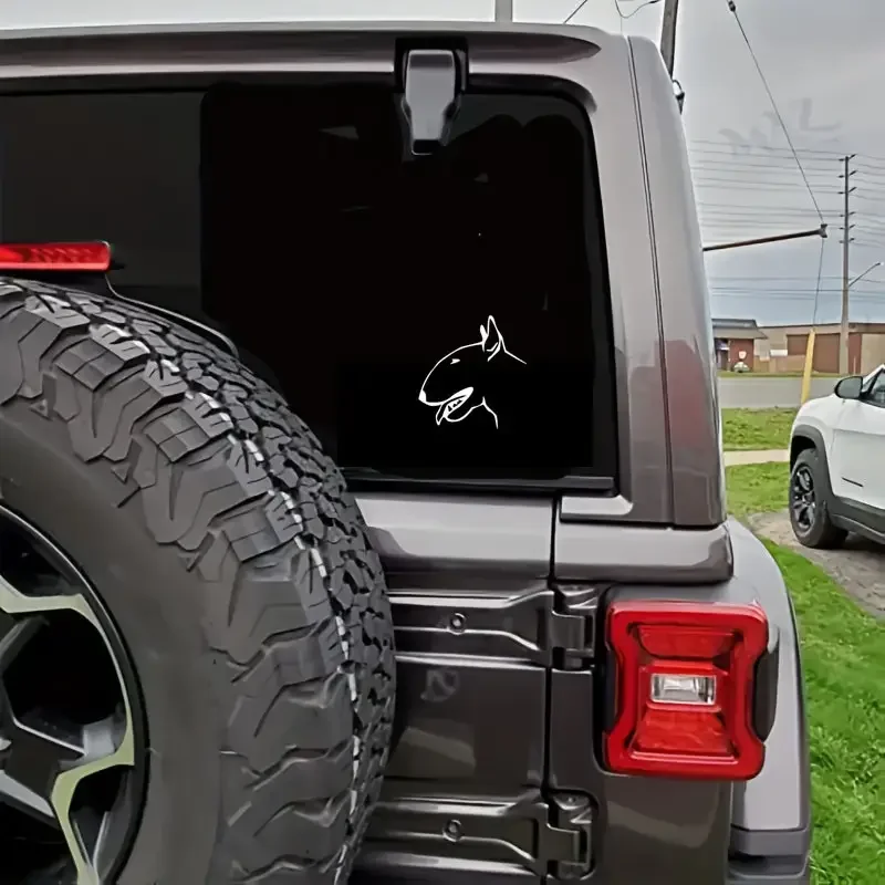 ملصق سيارة من الفينيل بول جحر، 13 سم × 5.51 بوصة، ملصق حيوان كرتوني لطيف، لاصق متين لتزيين السيارة #4