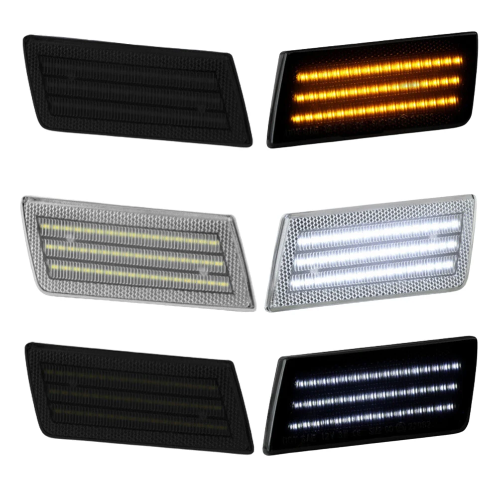 

2pcs LED Side Marker Lights For Chrysler 300 300C LX 2005 2006 2007 2008 2009 2010 Turn Signal Lamp 4805861AA 4805860AA