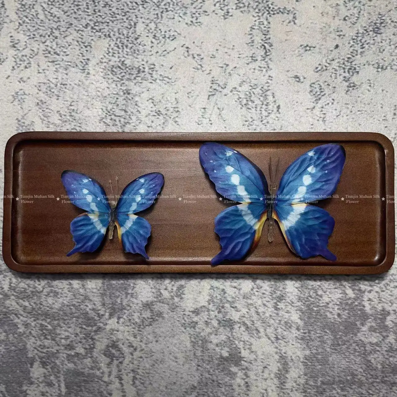 9Pcs Large Bionic Butterfly Artificial Butterfly Flower Realistic Design Vibrant Colors Home Decor