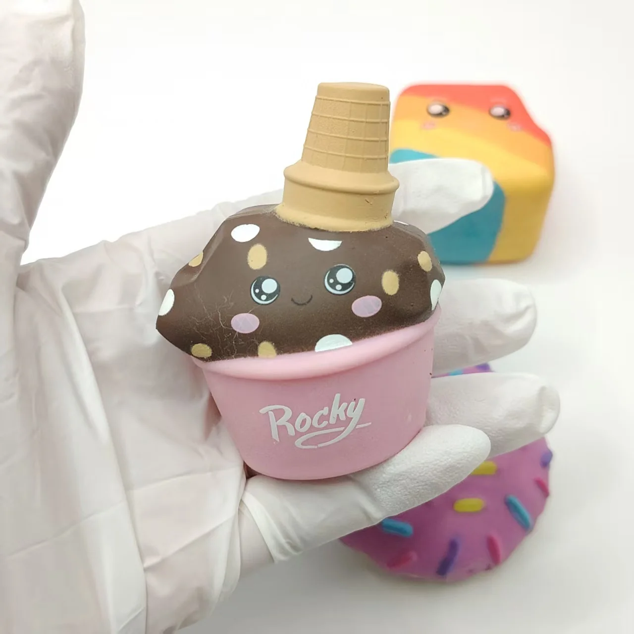 1pcs Original Lankybot 5-8cm Adorable Squishy Toy Squeeze Figure Toys Kids Girls Best Birthday Christmas Gifts