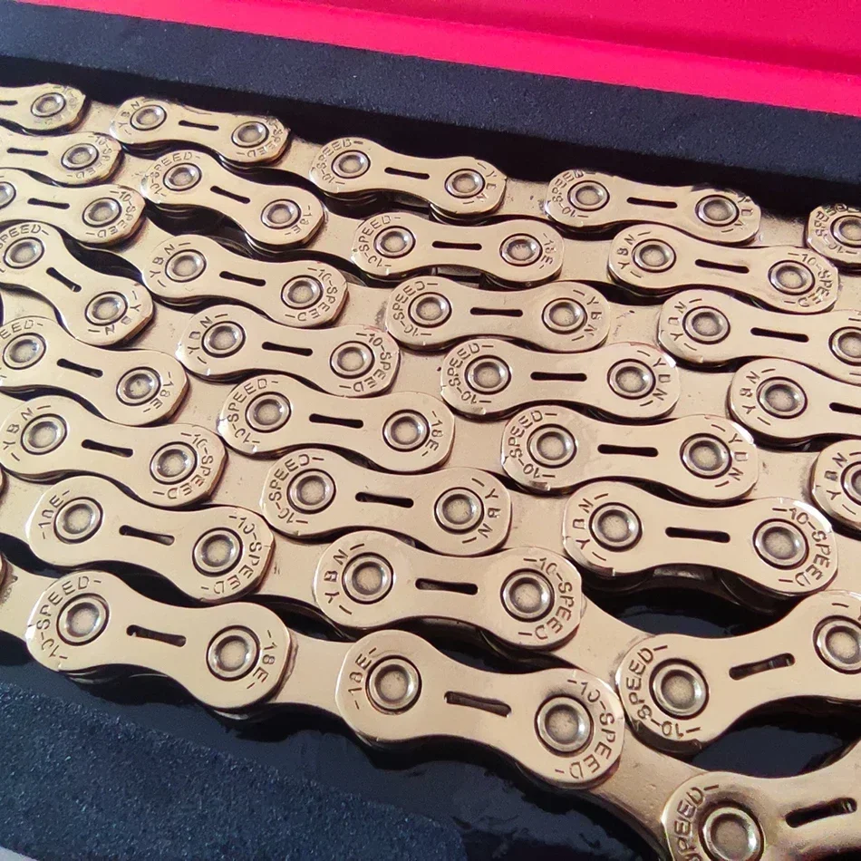 

YBN 11/12S Rainbow Bicycle Chains 11V 12V 116/120/126L MTB/Road Bike Hollow/Solid Compatible Shimano SRAM Colorful Bicycle Chain