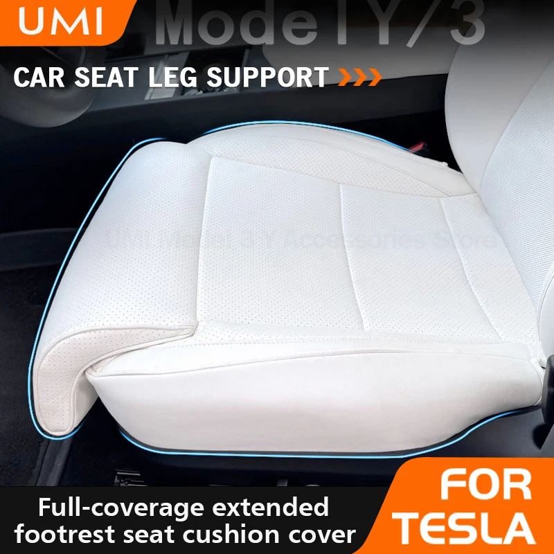 

For Tesla 2026 Model Y Juniper Leg Support Extension Seat Cover Model 3 Highland Memory Foam Extender Cushion Car Accessories
