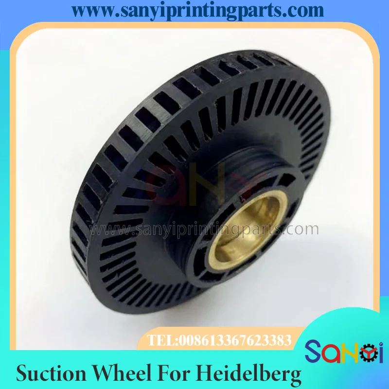 5PCS Black Slow Down Suction Wheel 90x25mm 93.526.353F 93.256.353F 93.015.353F for Heidelberg CD102 Printing Press Parts