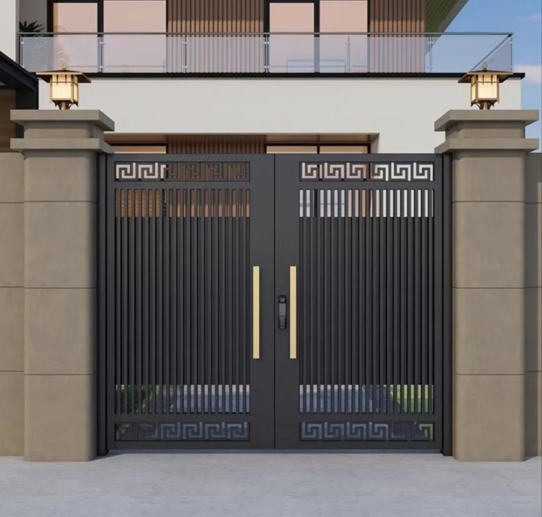 

Custom dimensions Classic Traditional Wrought Iron Gate Customized Modern Factory Price Main Gate