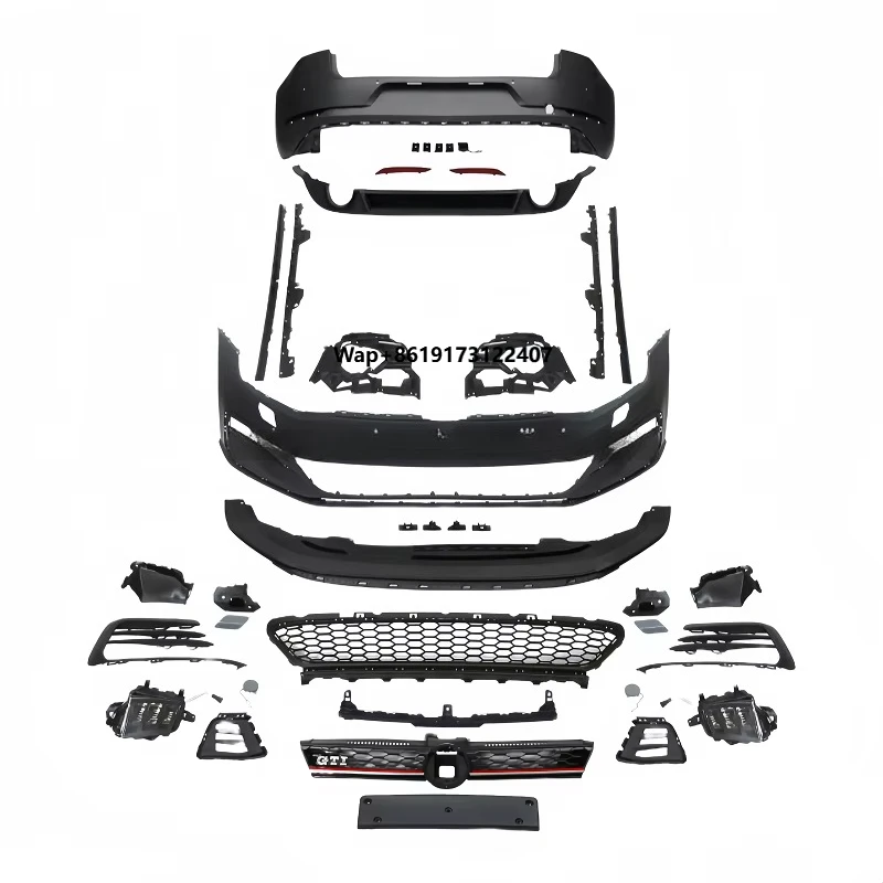 

7 Upgrade to 7.5 Body Kit Front Bumper Face Lift Radiator Grill Side Skirt Body Kit Car Accessories