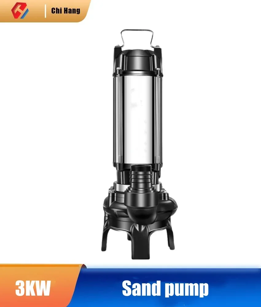 

220V Mud Silt and Sand Large Flow Pond owerful Sewage Pump Sand Pump