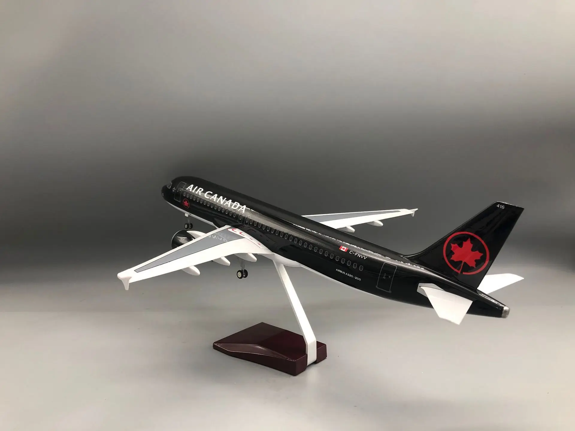 1/80 Scale Aircraft Air Canada A320 Plane Model Diecast Resin Replica Collectible For Aviation Enthusiast Home Decor Airplane