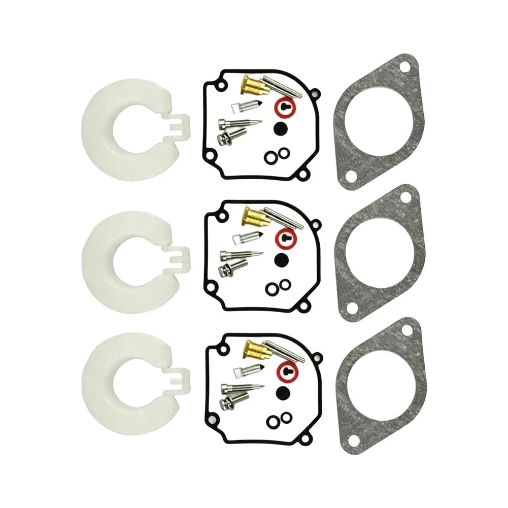 Engine Maintenance Solution Carburetor Repair Kit For Marine Engine Overhaul Precise Fit Gaskets Leak Prevention Design