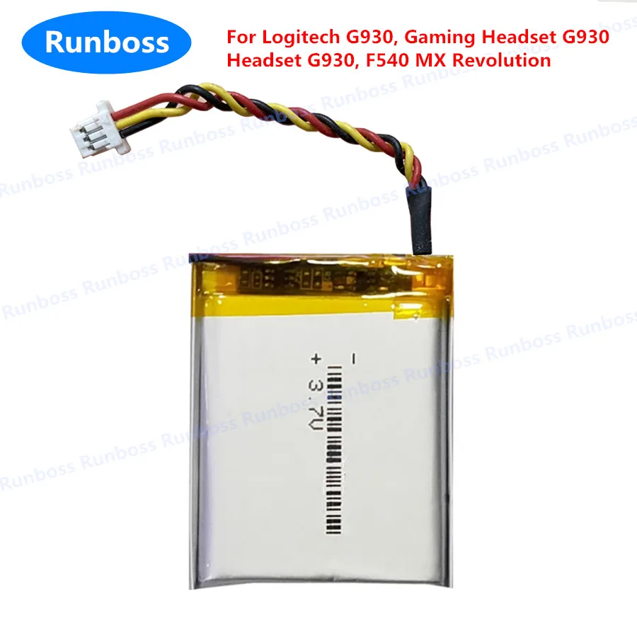 New 533-000018 F12440097 L-LY11 Battery For Logitech G930, Gaming Headset G930, Headset G930, F540 MX Revolution