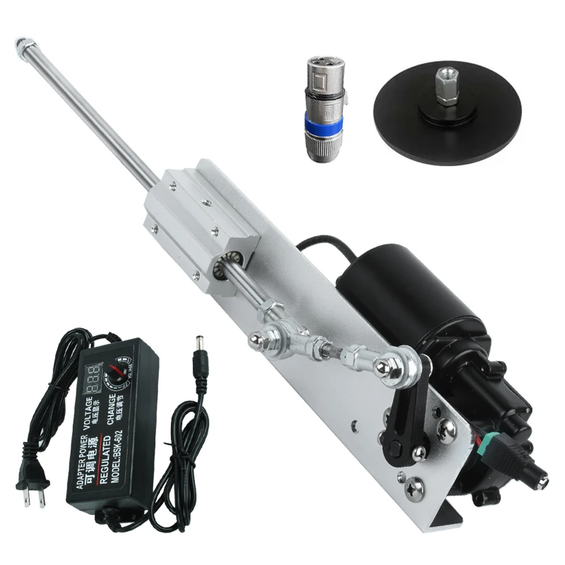 3XLR Linear Actuator Reciprocating Cycle with Suction Cup 3-12cm/2-8cm Stroke DC Silent Telescopic Mechanism Motor