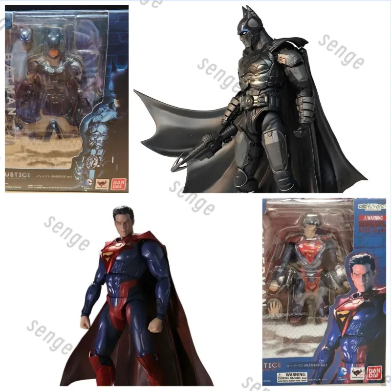 

[Genuine Spot] Bandai SHF Soul Limited Injustice Superman/Batman INJUSTICE Action Figures Finished Models Collection Gifts Toys