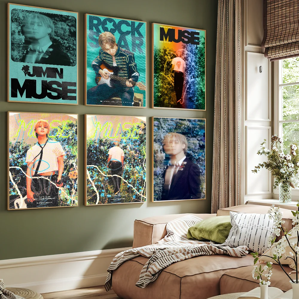 Corea Singer J-Jimin Muse Be Mine P Poster stampe Wall Sticker camera da letto soggiorno Home Room decorazione pittura autoadesiva