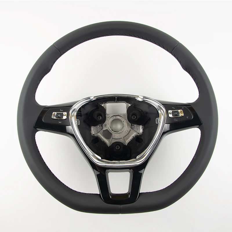 Image of Multifunktionslenkrad für Volkswagen POLO Jetta MK6 Lederlenkrad mit Knopf