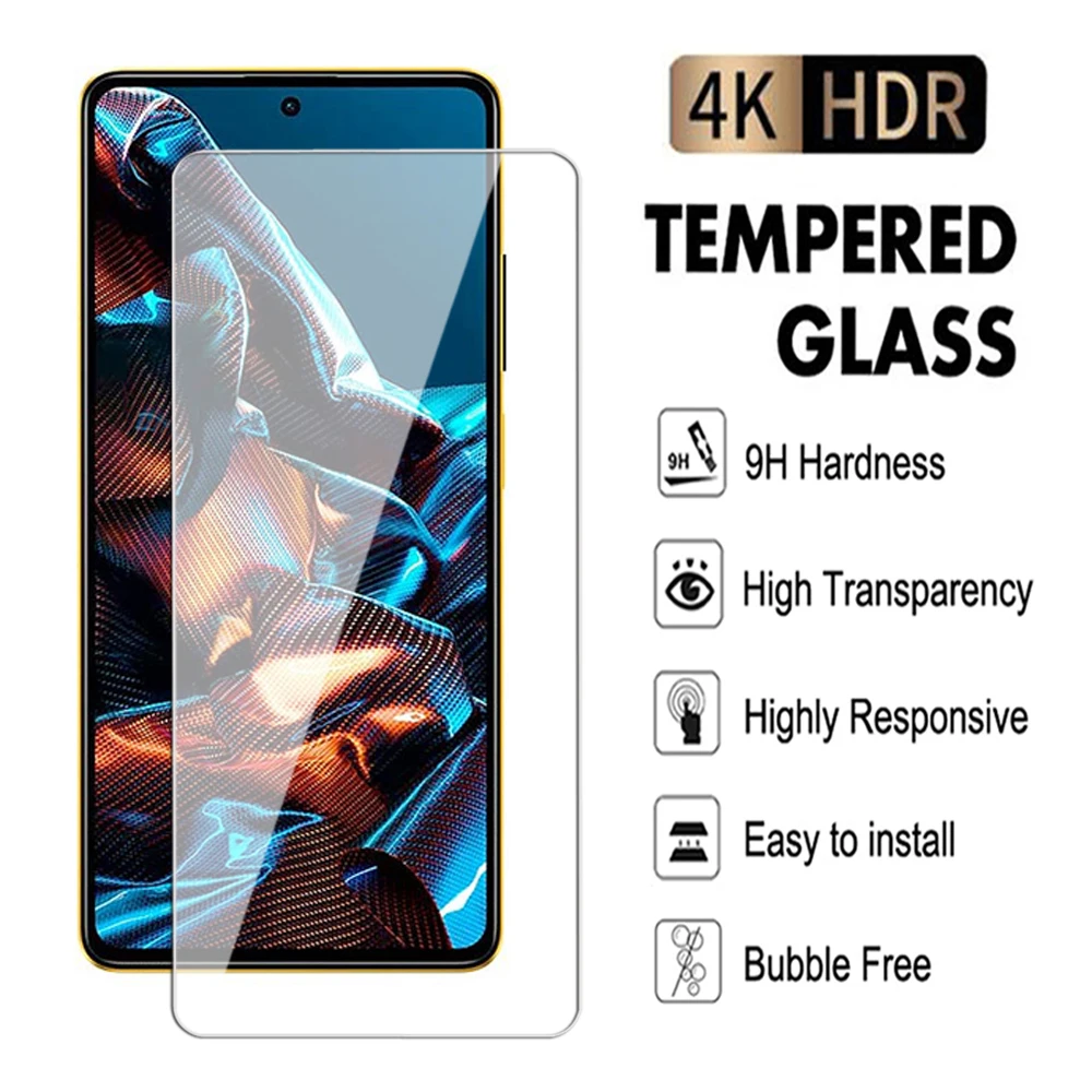 999D Full Cover Tempered Glass For Xiaomi Mi POCO X3 X4 X5 GT Pro C50 C51 C55 C65 Screen Protector for Mi POCO X3 NFC glass Film