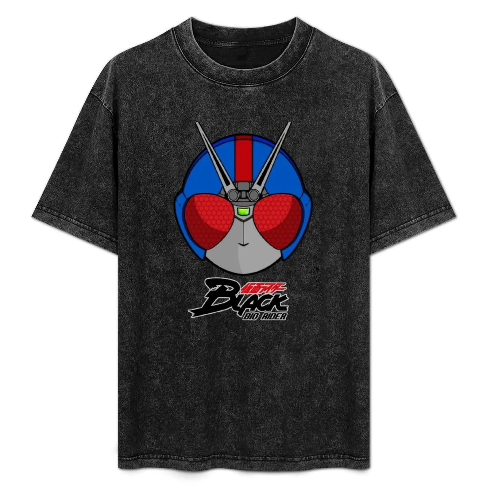 

Kamen Rider Black - Bio Rider T-Shirt Basic Solid Color Casual Tee Shirt