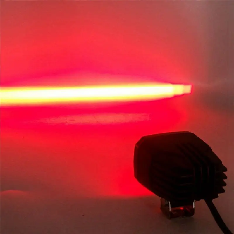 4X 10-80V 7303S Forklift LED Warning Light Linear Area Safety Light Forklift Reversing Indicator Light Working Light