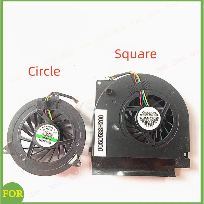 New Cooler Fan Cooing For Dell Studio 1735 1736 1737 1536 1435 K111D DQ5D566F500 MCF-C22CM05 DQ5D588H200 DFS601605HBOT Radiator