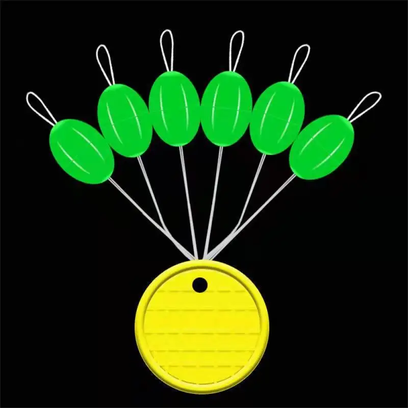 1~8PCS M L Big Line Stop Space Beans Fishing Tackle Sea Carp Fly Fishing Bait Tool Float Catfish Round Float Stopper