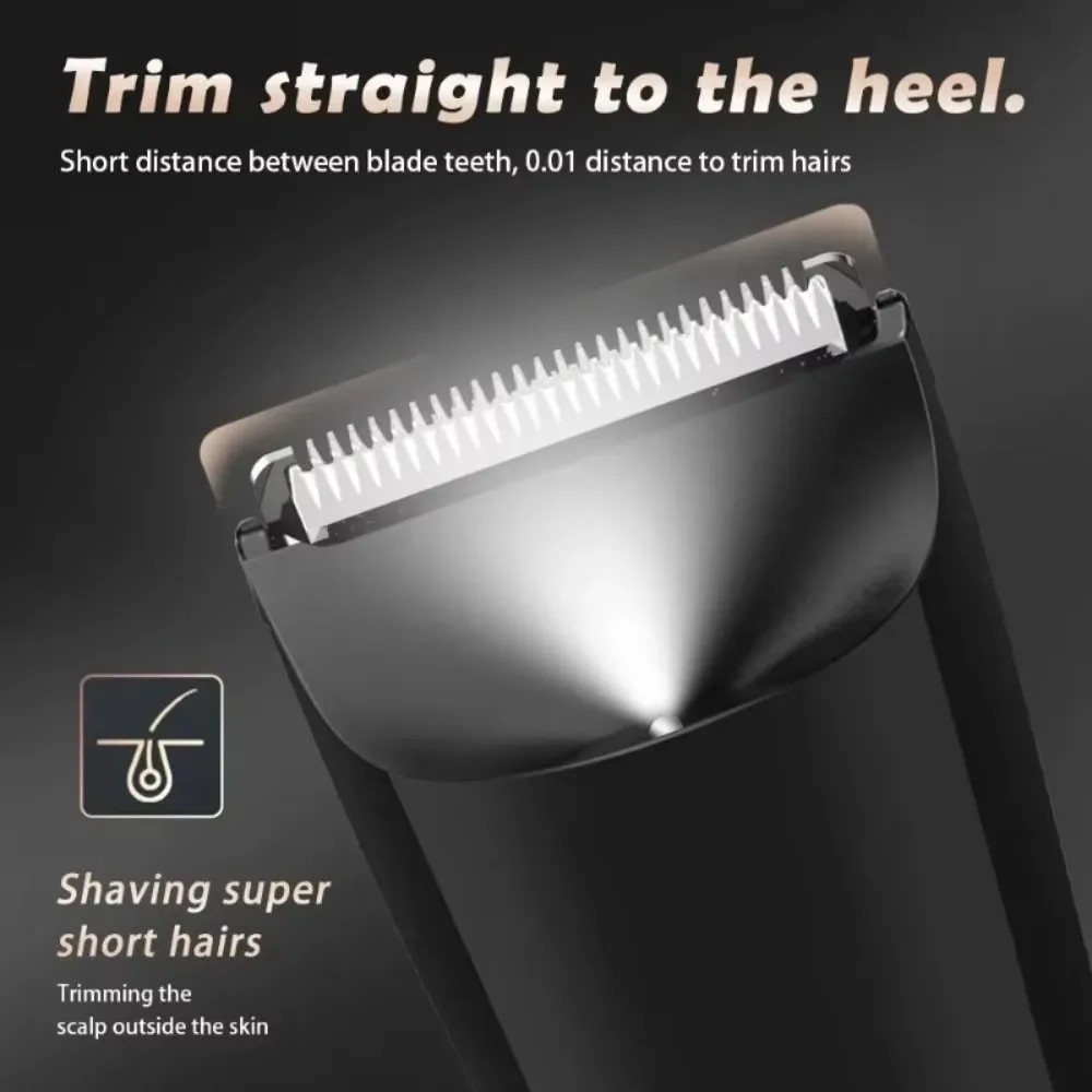 Hair Cut Machine Rechargeable Hair Clippers Transparent Professional Clippers Electric Hair Trimmers Shaver for Men