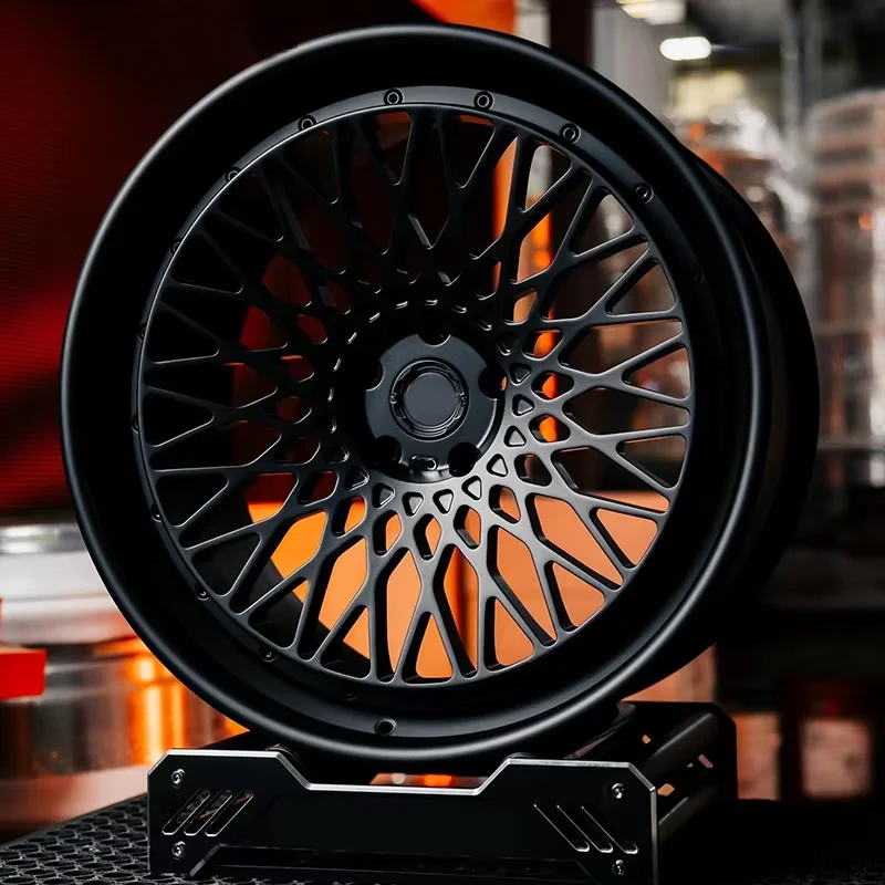 

Glossy Black Forged 2 Pieces Wheels 18 20 22 26 Inch Rims 6X139.7 5x130 5x114.3 5x120 for Bmw BenzAudi Ferrari Luxury Wheels