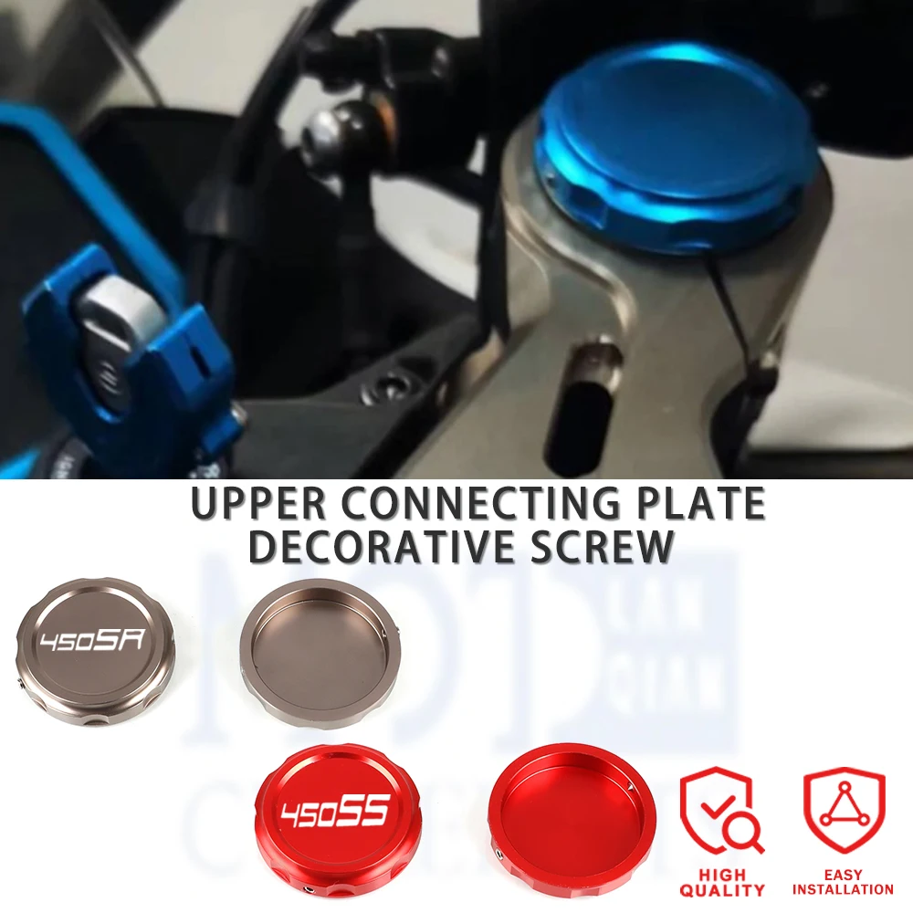 

Front Fork Upper Top Bridge Steering Stem Nut Bolt Triple Clamp Screw Cap For CFMOTO CF MOTO 450SR 800MT 1250TRG 450 SR 800 MT