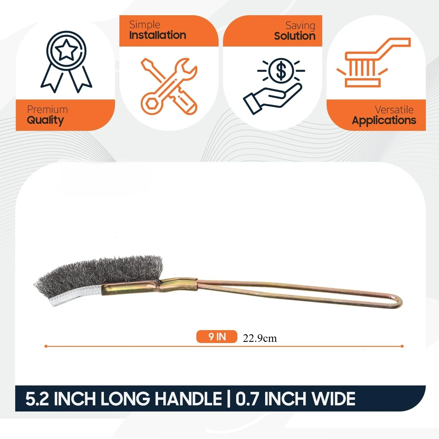 4-Pack Bend Head Wire Brush Set – Industrial-Grade for Rust/Paint Removal, Deburring & Surface Prep view 4