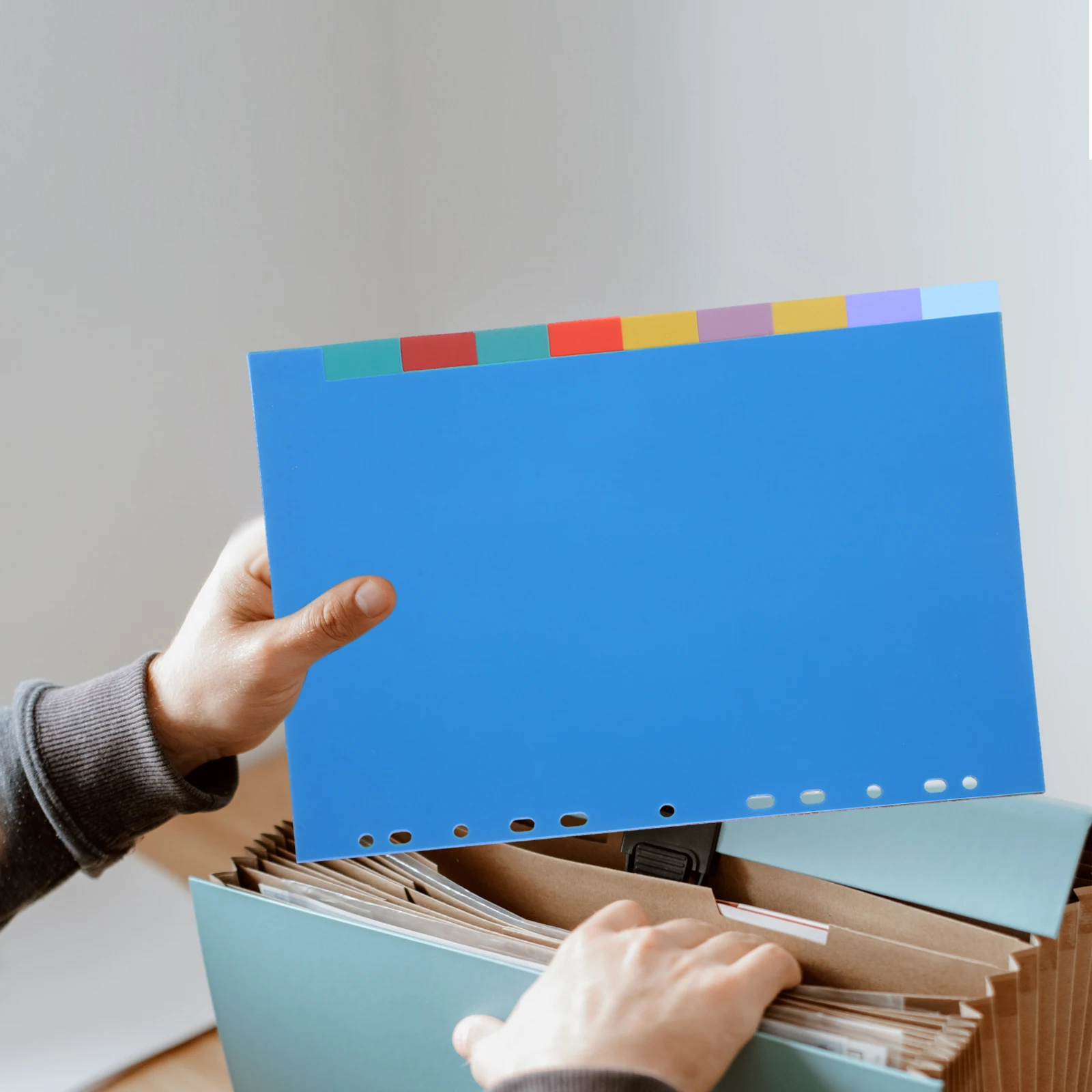 

10 Pcs Category Index Page Divider Tabs for Notebooks Binder Section Dividers Pocket Binders Pp with Office