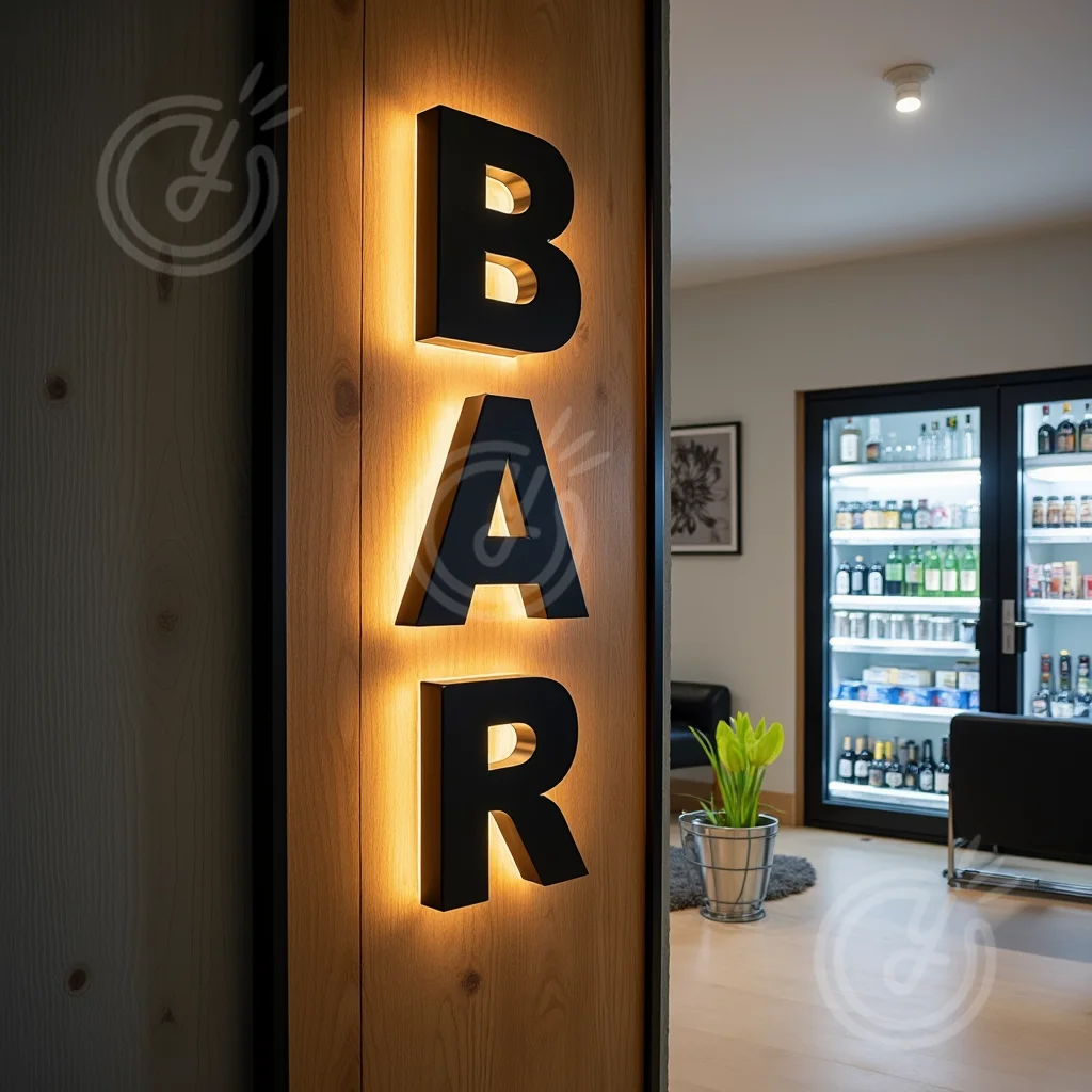 Custom Made LED 3D Sign Metal Backlit Letters for Outdoor Business Storefront Waterproof Advertising Display