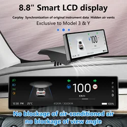 Cruscotto dello schermo digitale 8.8in per Tesla Model 3 Highland 2024 sistema operativo Linux supporto Wireless CarPlay Android Auto